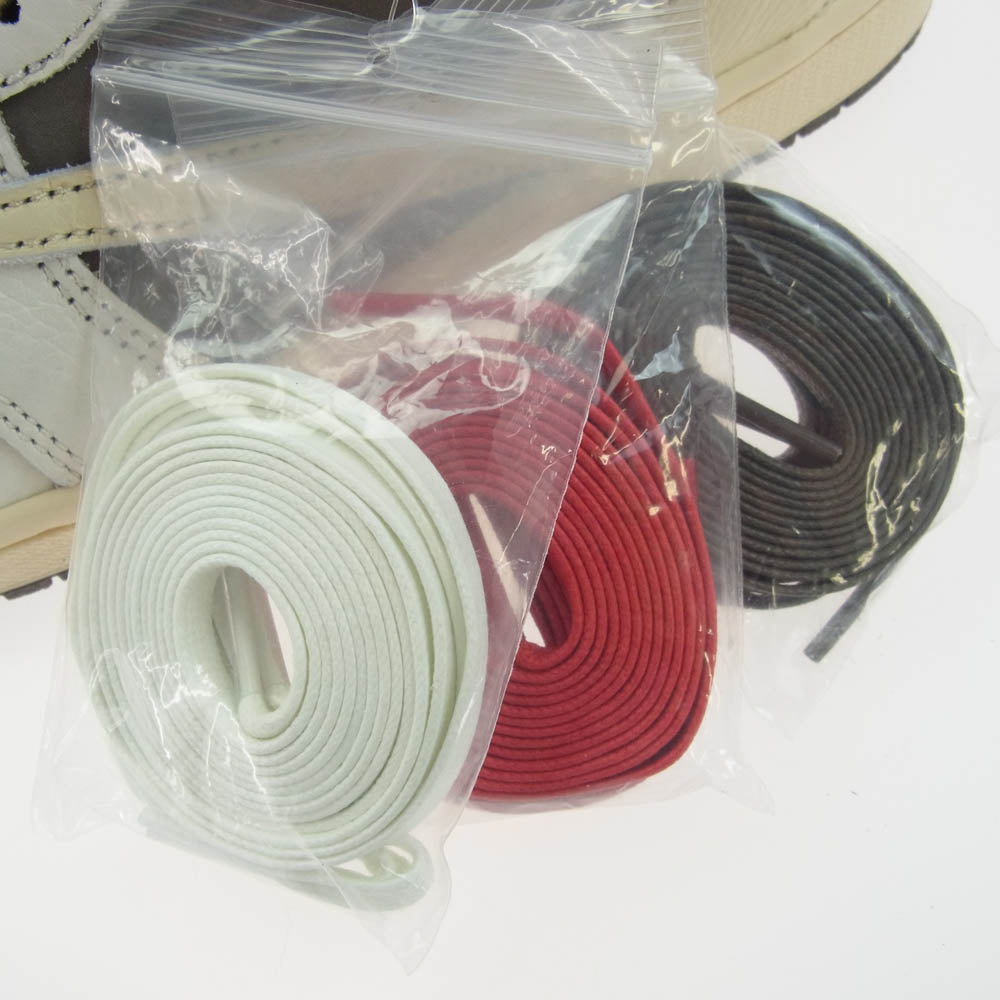 NIKE ナイキ DM7866-162 【フェイクバスター鑑定済】× TRAVIS SCOTT AIR JORDAN 1 LOW OG REVERSE MOCHAトラヴィススコット エアジョーダン ローカット スニーカー マルチカラー系 25.5cm【新古品】【未使用】【中古】