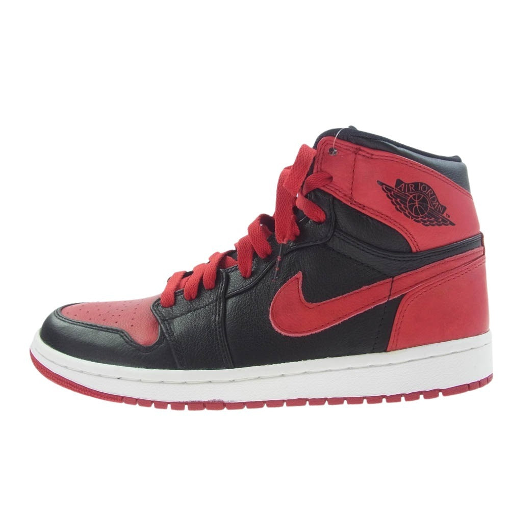 NIKE ナイキ 432001-001 Air Jordan 1 Retro High Banned 2011 エアジョーダン レトロ ハイ バンド ブラック系 レッド系 26cm【新古品】【未使用】【中古】
