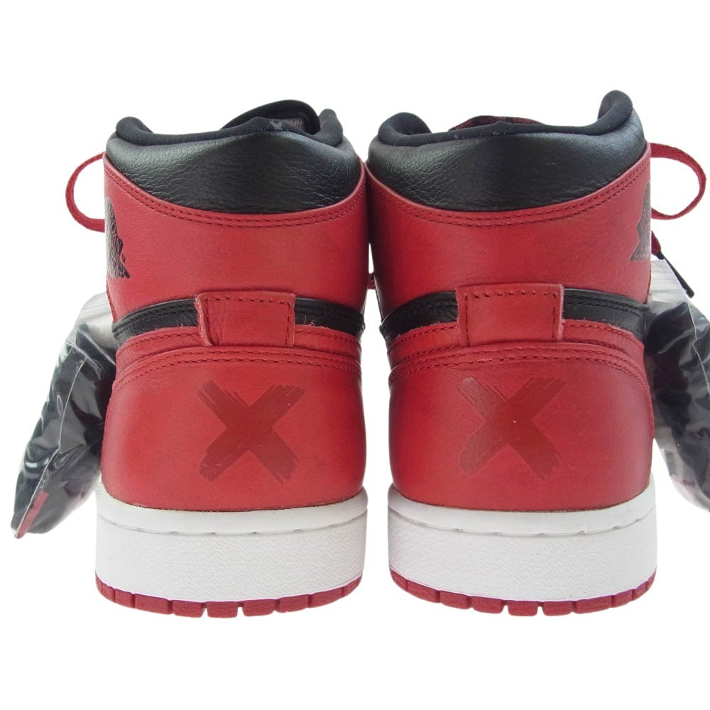 NIKE ナイキ 432001-001 Air Jordan 1 Retro High Banned 2011 エアジョーダン レトロ ハイ バンド ブラック系 レッド系 26cm【新古品】【未使用】【中古】