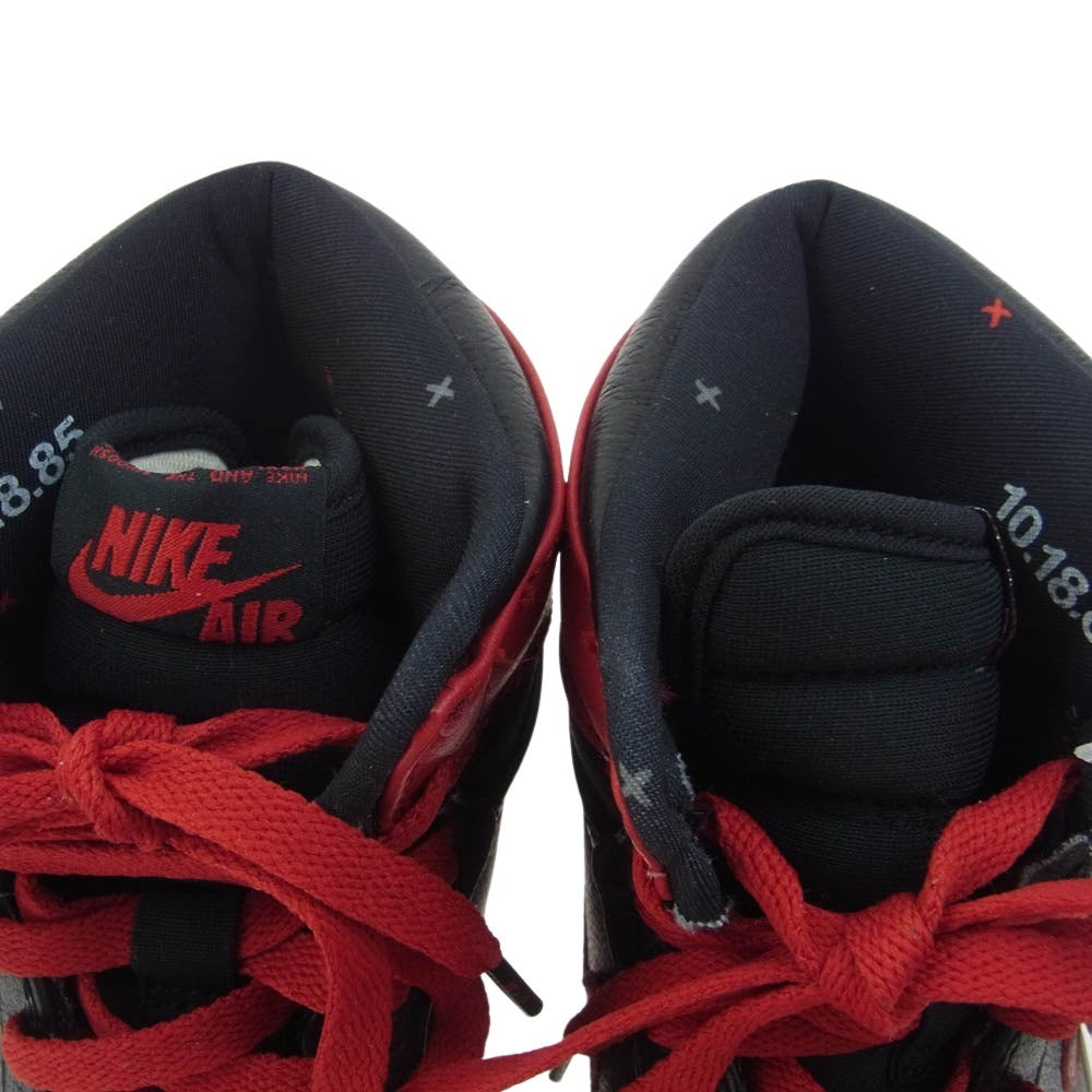 NIKE ナイキ 432001-001 Air Jordan 1 Retro High Banned 2011 エアジョーダン レトロ ハイ バンド ブラック系 レッド系 26cm【新古品】【未使用】【中古】