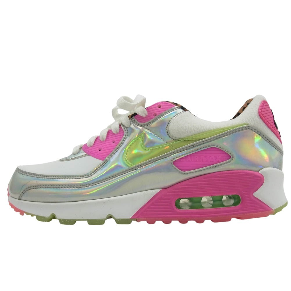 NIKE ナイキ CQ2559-100 Women's Air Max 90 LX Holographic ウィメンズ エアマックス 90 LX スニーカー マルチカラー系 28.5cm【中古】