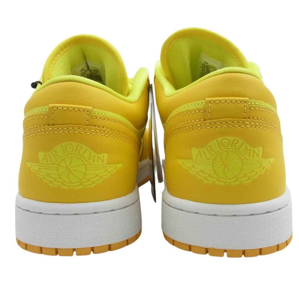 NIKE ナイキ DC0774-700 Women's AIR JORDAN 1 LOW SUNNY YELLOW　ウィメンズ エアジョーダン1 ロー スニーカー イエロー系 28.5cm【新古品】【未使用】【中古】