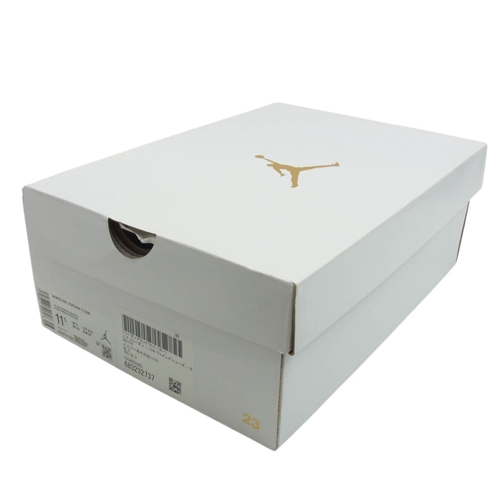 NIKE ナイキ DC0774-700 Women's AIR JORDAN 1 LOW SUNNY YELLOW　ウィメンズ エアジョーダン1 ロー スニーカー イエロー系 28.5cm【新古品】【未使用】【中古】