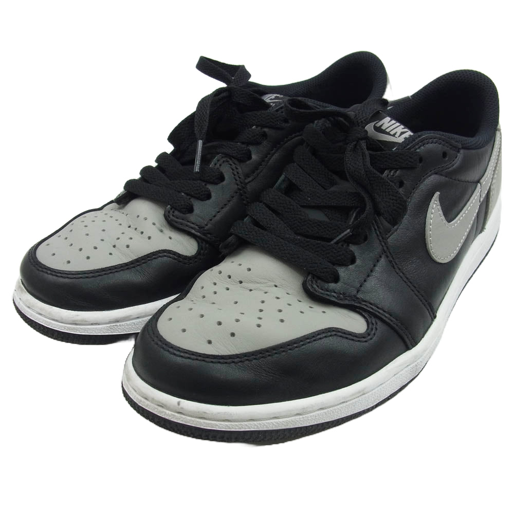 NIKE AIR JORDAN ナイキ ジョーダン CZ0790-003 Air Jordan 1 Retro Low OG Shadow AJ1 エアジョーダン レトロ ロー シャドウ スニーカー ブラック系 グレー系 26cm【中古】