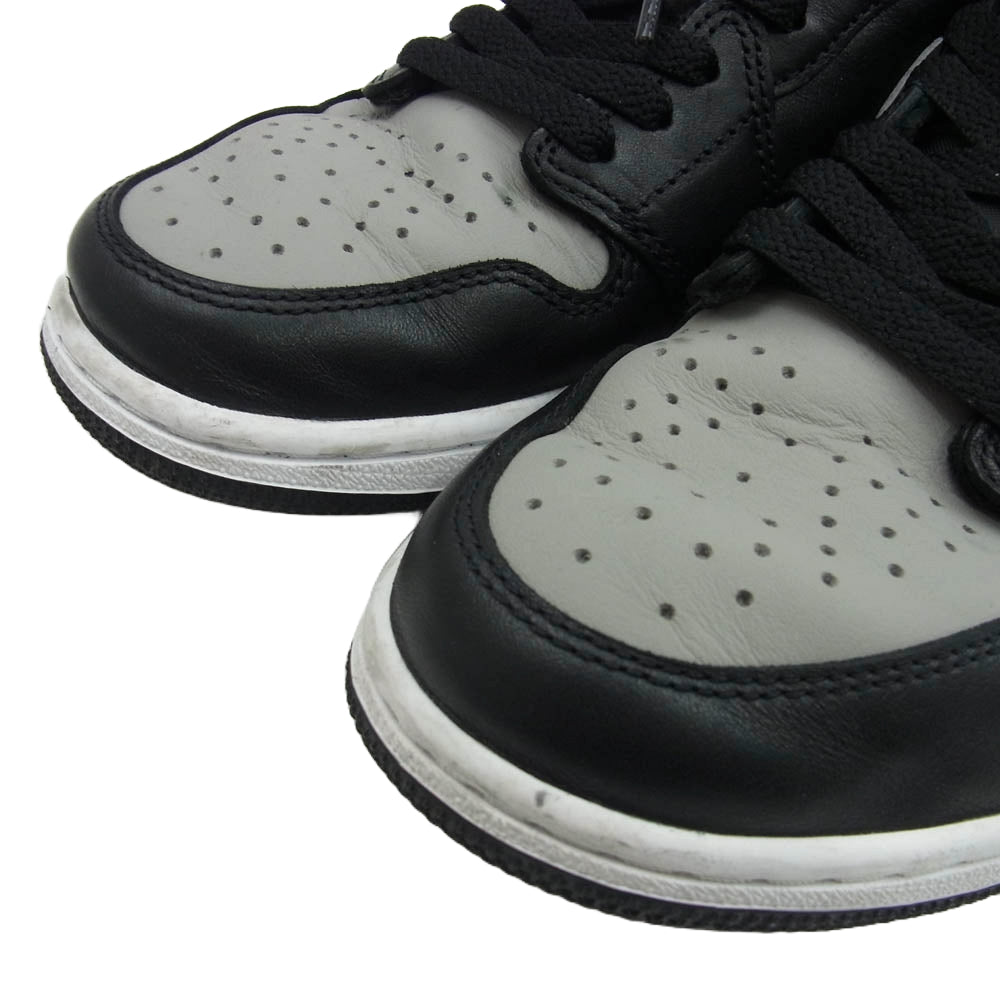NIKE AIR JORDAN ナイキ ジョーダン CZ0790-003 Air Jordan 1 Retro Low OG Shadow AJ1 エアジョーダン レトロ ロー シャドウ スニーカー ブラック系 グレー系 26cm【中古】