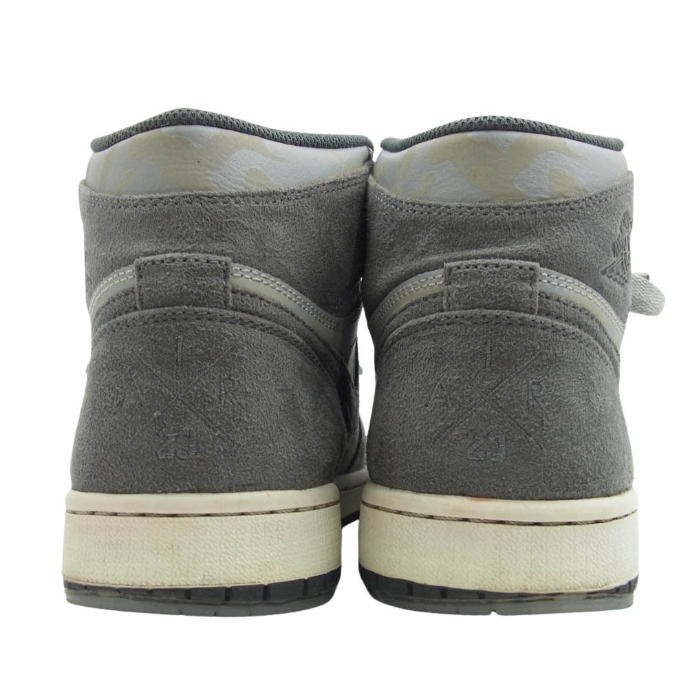NIKE AIR JORDAN ナイキ ジョーダン AA3993-027 Air Jordan 1 Retro High Camo 3M Wolf Grey AJ1 エアジョーダン レトロ ハイ カモ ウルフ グレー スニーカー グレー系 26cm【中古】