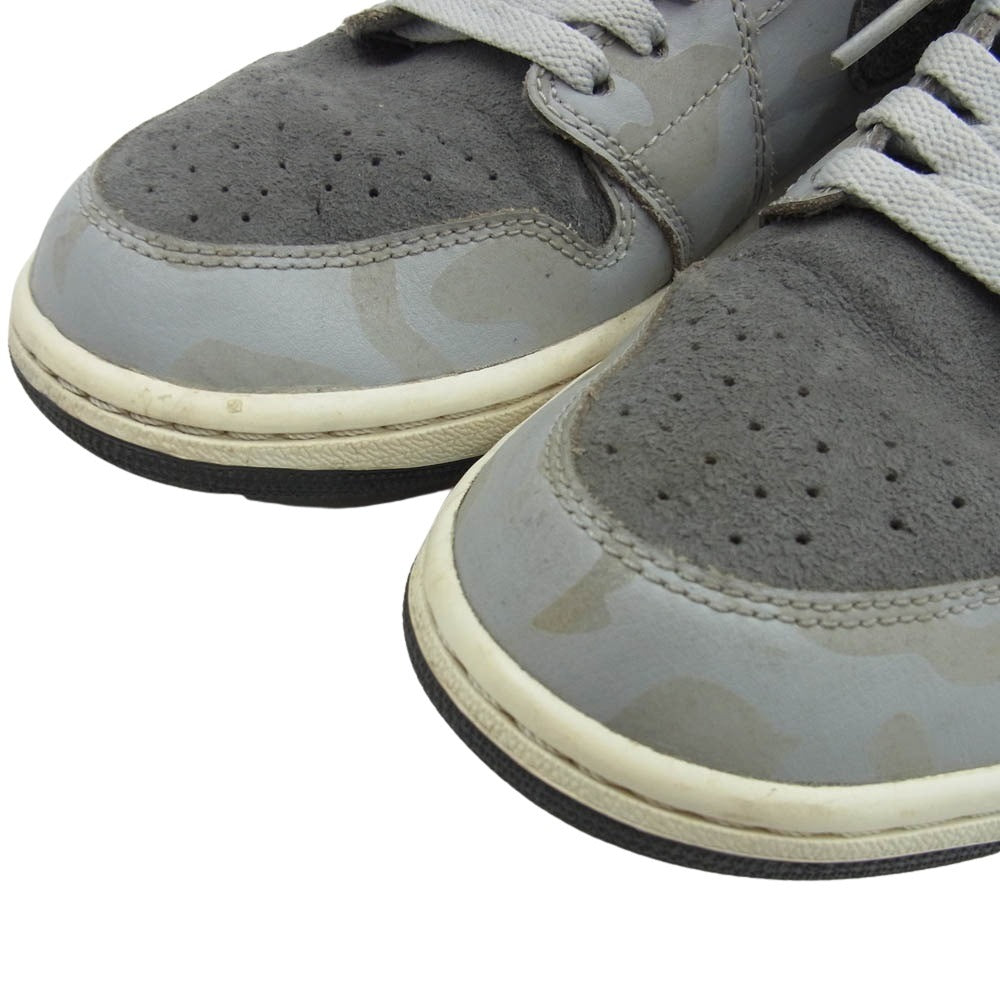 NIKE AIR JORDAN ナイキ ジョーダン AA3993-027 Air Jordan 1 Retro High Camo 3M Wolf Grey AJ1 エアジョーダン レトロ ハイ カモ ウルフ グレー スニーカー グレー系 26cm【中古】