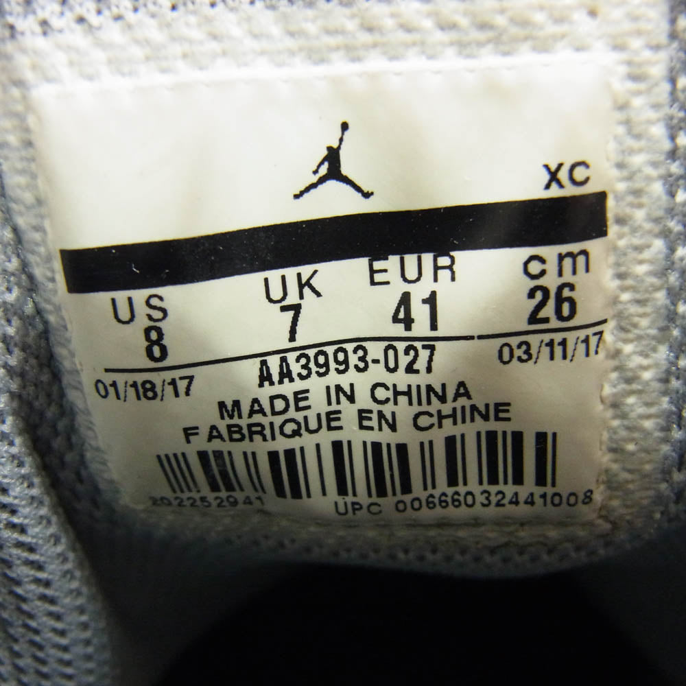 NIKE AIR JORDAN ナイキ ジョーダン AA3993-027 Air Jordan 1 Retro High Camo 3M Wolf Grey AJ1 エアジョーダン レトロ ハイ カモ ウルフ グレー スニーカー グレー系 26cm【中古】