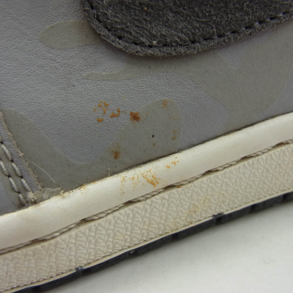 NIKE AIR JORDAN ナイキ ジョーダン AA3993-027 Air Jordan 1 Retro High Camo 3M Wolf Grey AJ1 エアジョーダン レトロ ハイ カモ ウルフ グレー スニーカー グレー系 26cm【中古】