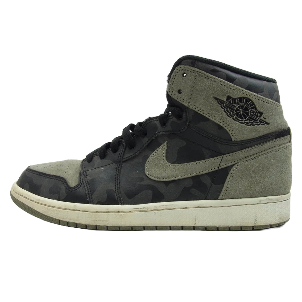 NIKE AIR JORDAN ナイキ ジョーダン AA3993-034 Air Jordan 1 Retro High Camo 3M Shadow AJ1 エアジョーダン レトロ ハイ カモ シャドウ スニーカー グレー系 ブラック系 27cm【中古】
