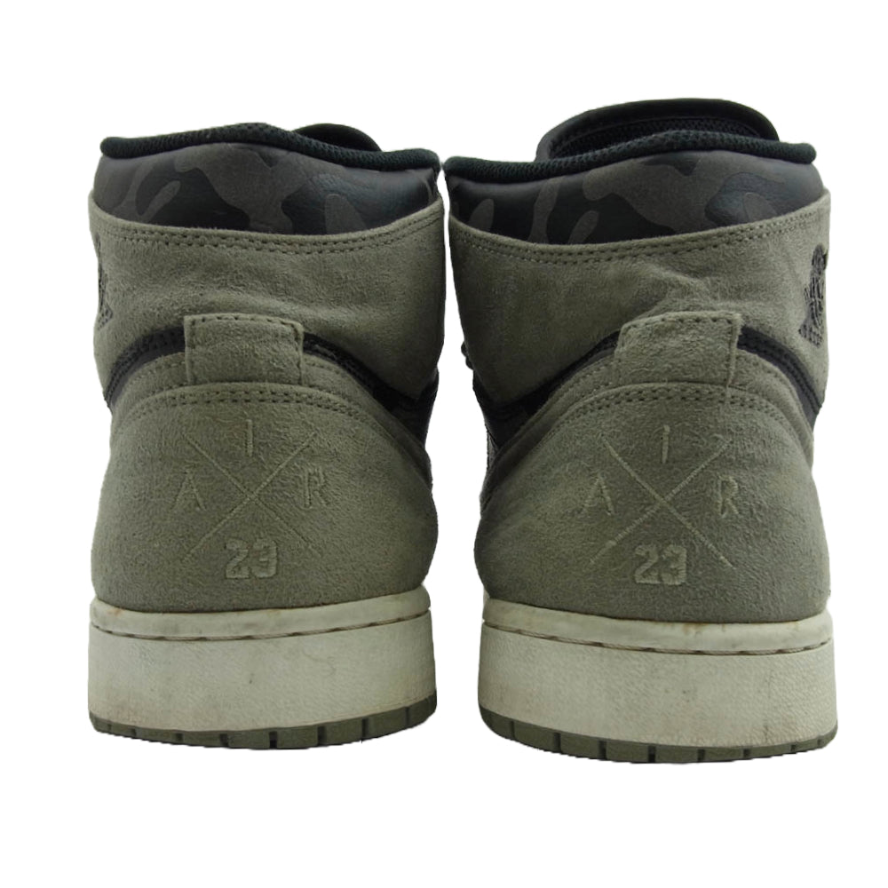 NIKE AIR JORDAN ナイキ ジョーダン AA3993-034 Air Jordan 1 Retro High Camo 3M Shadow AJ1 エアジョーダン レトロ ハイ カモ シャドウ スニーカー グレー系 ブラック系 27cm【中古】