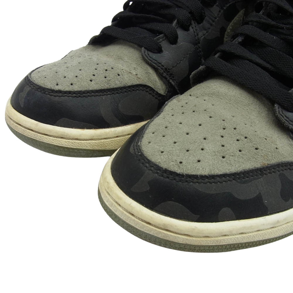 NIKE AIR JORDAN ナイキ ジョーダン AA3993-034 Air Jordan 1 Retro High Camo 3M Shadow AJ1 エアジョーダン レトロ ハイ カモ シャドウ スニーカー グレー系 ブラック系 27cm【中古】
