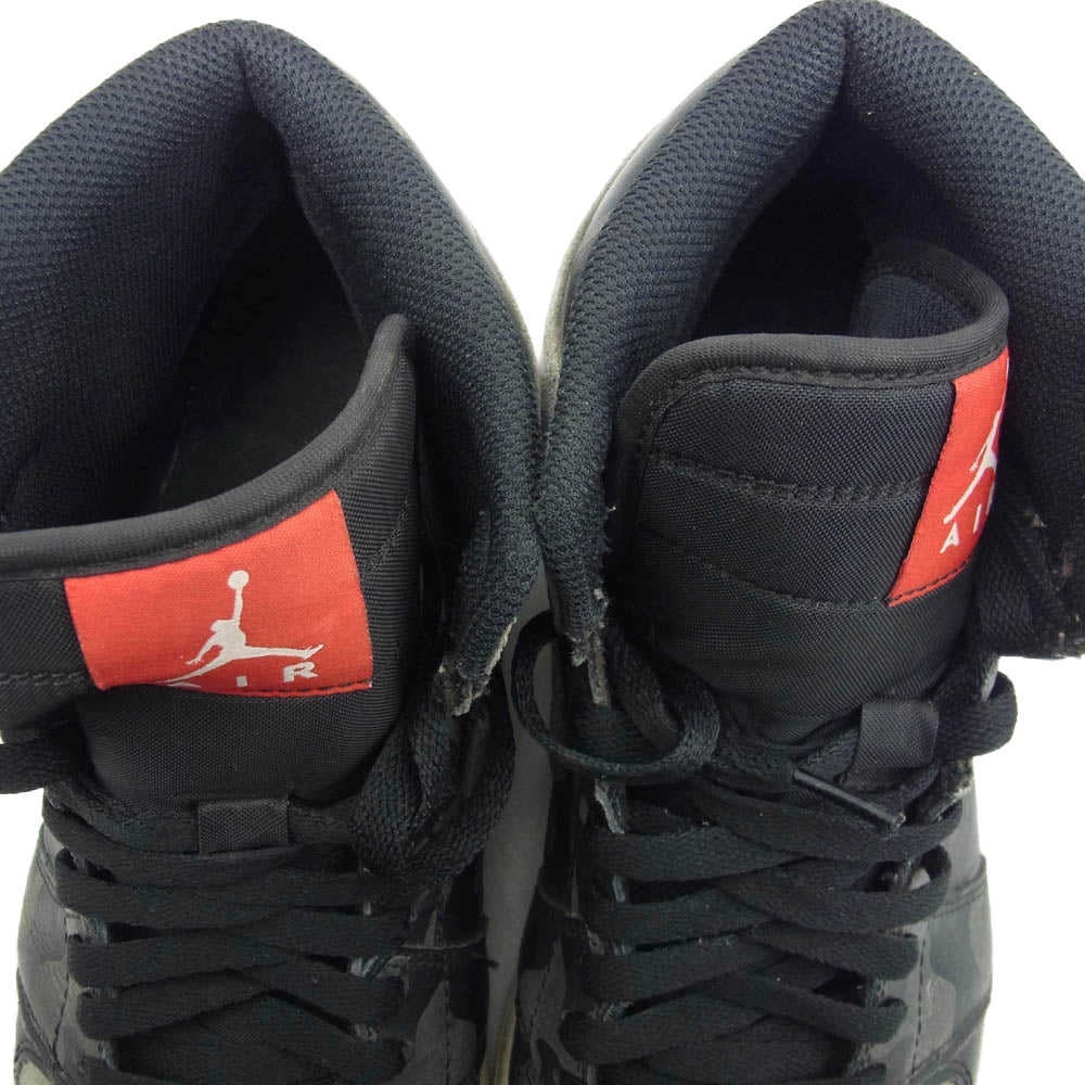 NIKE AIR JORDAN ナイキ ジョーダン AA3993-034 Air Jordan 1 Retro High Camo 3M Shadow AJ1 エアジョーダン レトロ ハイ カモ シャドウ スニーカー グレー系 ブラック系 27cm【中古】