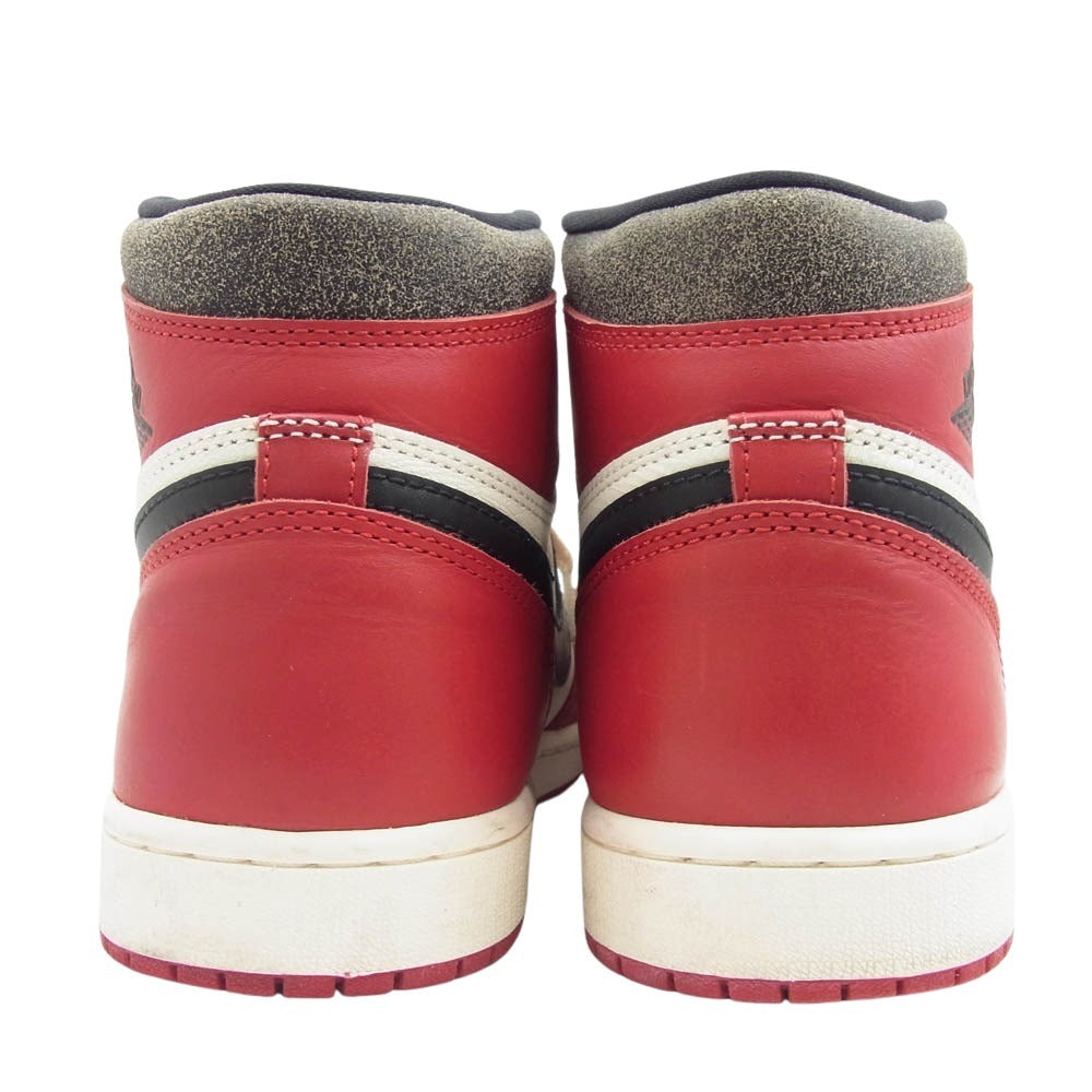 NIKE AIR JORDAN ナイキ ジョーダン DZ5485-612 Air Jordan 1 High OG Lost & Found Chicago AJ1 エアジョーダン ハイ ロストファウンド シカゴ スニーカー レッド系 ホワイト系 27cm【中古】