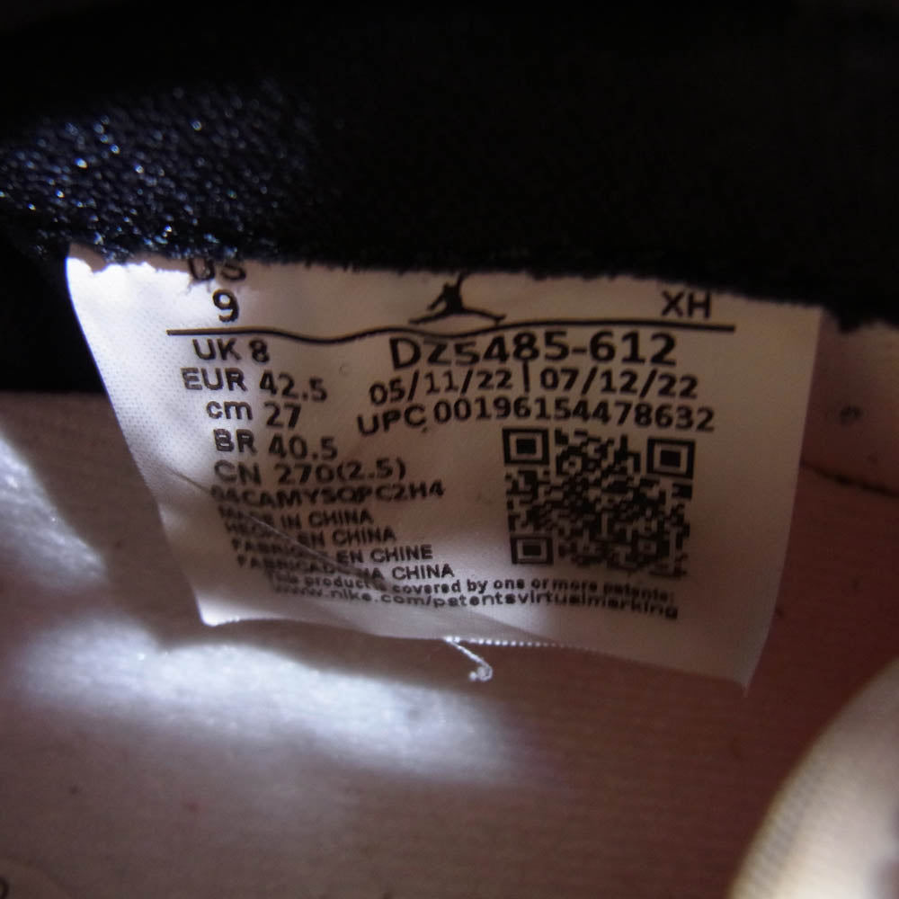 NIKE AIR JORDAN ナイキ ジョーダン DZ5485-612 Air Jordan 1 High OG Lost & Found Chicago AJ1 エアジョーダン ハイ ロストファウンド シカゴ スニーカー レッド系 ホワイト系 27cm【中古】