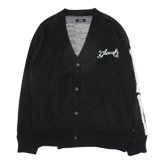 glamb グラム Skeleton Cardigan スケルトン カーディガン ブラック系 M【中古】