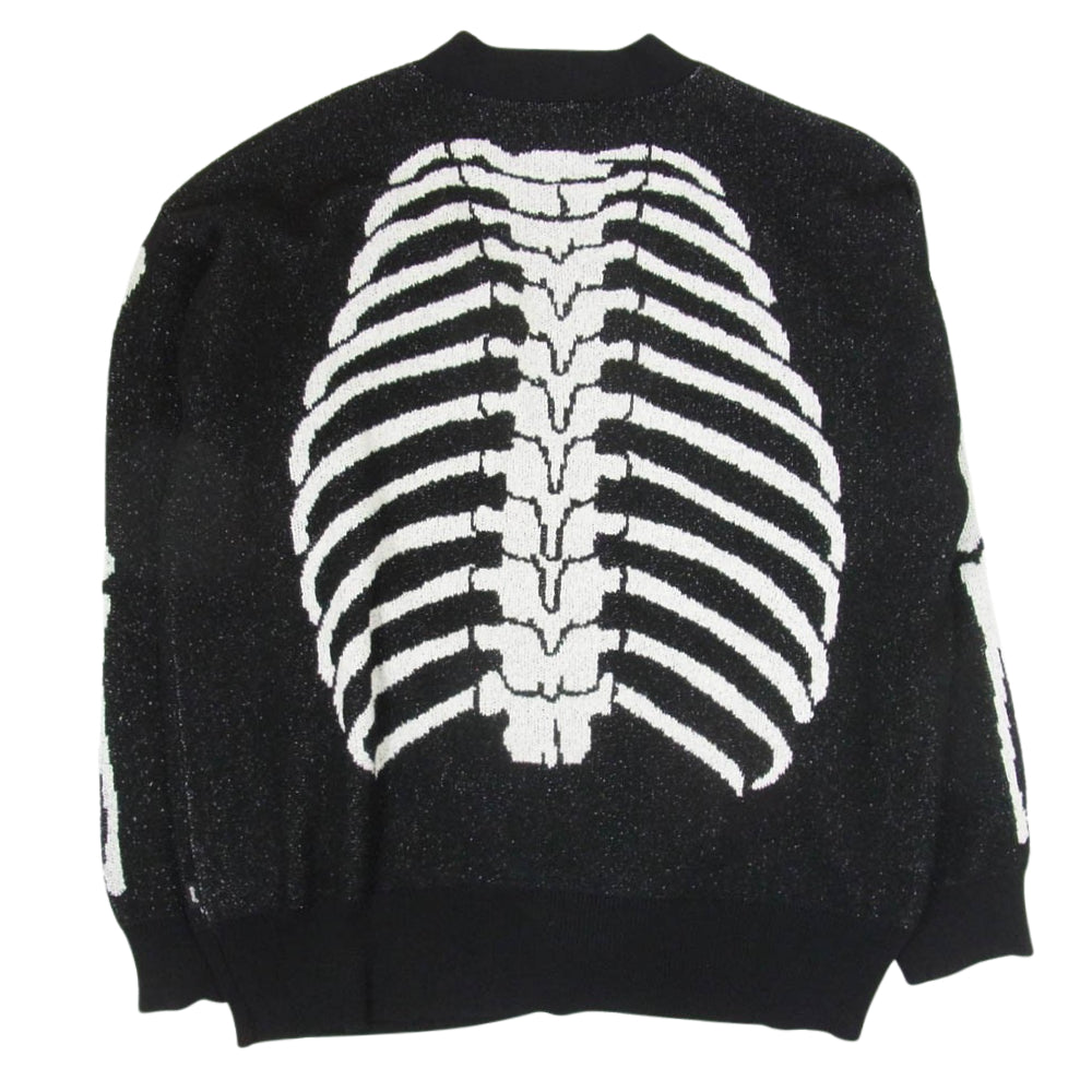 glamb グラム Skeleton Cardigan スケルトン カーディガン ブラック系 M【中古】