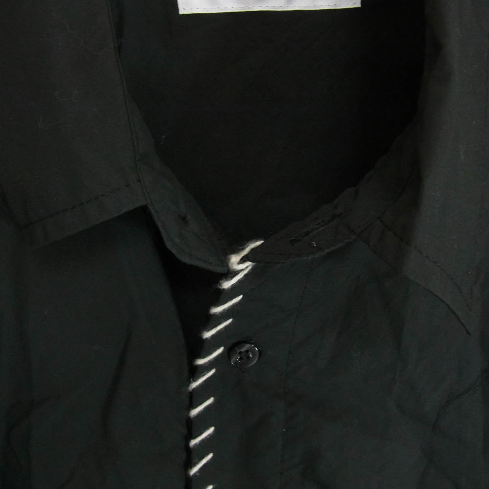 DISCOVERED ディスカバード DOCKING WIDE LOOPING SHIRT ルーピング加工 長袖シャツ ブラック系 1【中古】