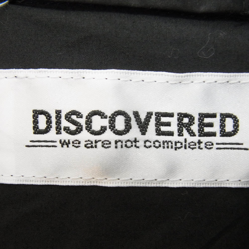 DISCOVERED ディスカバード DOCKING WIDE LOOPING SHIRT ルーピング加工 長袖シャツ ブラック系 1【中古】