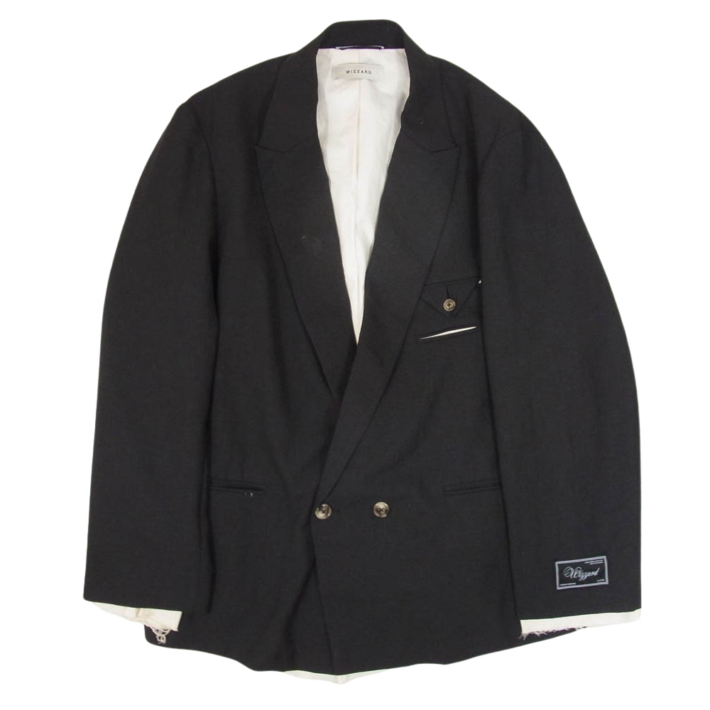 Wizzard ウィザード DOUBLE BREASTED JACKET ダブル ブレスト ジャケット ブラック系 2【中古】