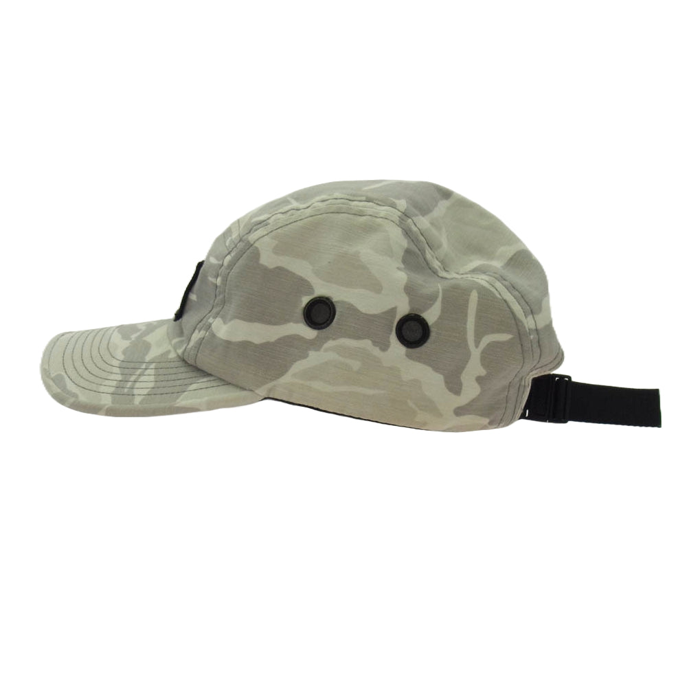 Supreme シュプリーム 16SS Tiger Camo Camp Cap White Camo ボックスロゴ タイガーカモ ホワイトカモ 6パネル キャンプ キャップ グレー系【中古】