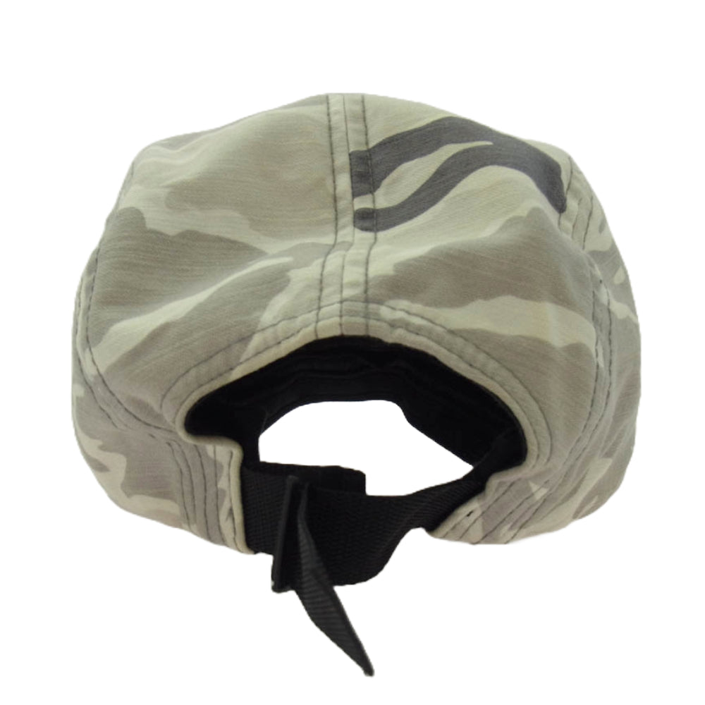 Supreme シュプリーム 16SS Tiger Camo Camp Cap White Camo ボックスロゴ タイガーカモ ホワイトカモ 6パネル キャンプ キャップ グレー系【中古】