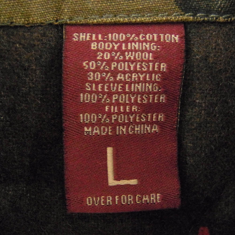 Abercrombie & Fitch アバクロンビー&フィッチ カモフラ 迷彩 エポレット ジップアップ ミリタリー ジャケット マルチカラー系 L【中古】