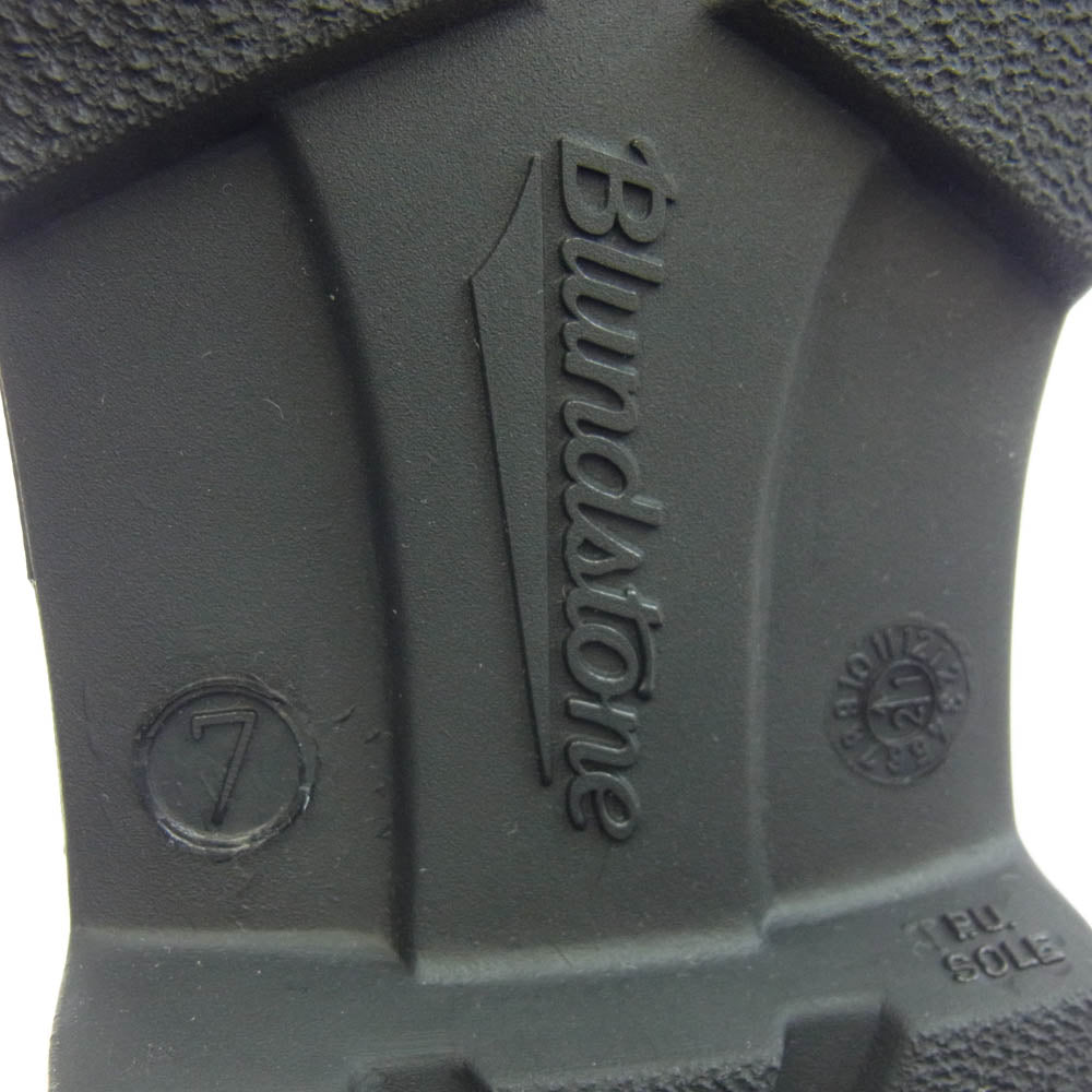 ブランドストーン 519 COLOURED ELASTIC SIDED BOOT エラステック サイド ブーツ サイドゴアブーツ BROWN/OLIVE ブラック系 UK7【新古品】【未使用】【中古】