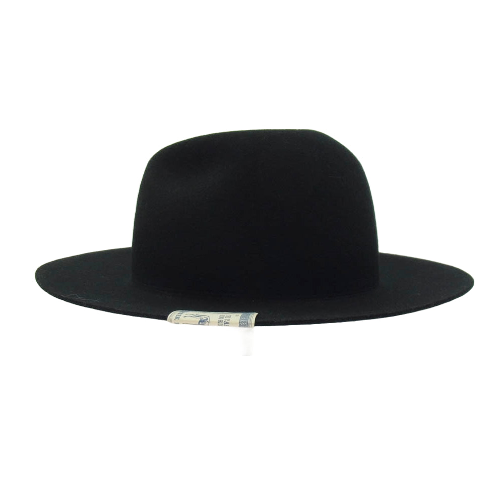 THE H.W.DOG&CO. ザエイチダブリュウドッグアンドコー D-00634 TRAVELERS HAT トラベラーズハット ウール 中折れ ブラック系 38【中古】