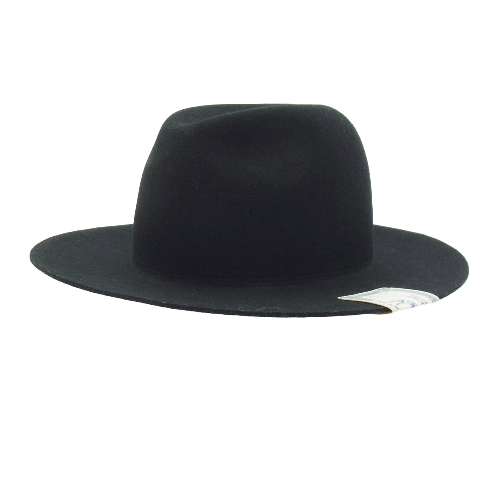 THE H.W.DOG&CO. ザエイチダブリュウドッグアンドコー D-00634 TRAVELERS HAT トラベラーズハット ウール 中折れ ブラック系 38【中古】