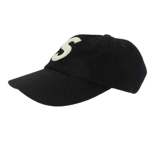 Supreme シュプリーム 21SS Loro Piana ロロピアーナ Terry S Logo 6-Panel テリーパイル Sロゴ キャップ 帽子 ブラック系【中古】