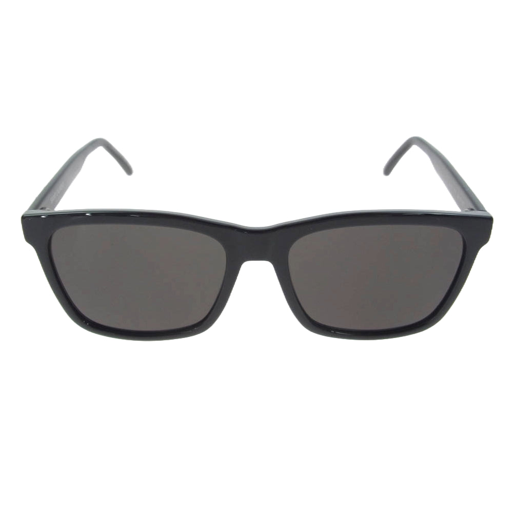 SAINT LAURENT サンローラン SL318 スクエア サングラス アイウェア ブラック系【中古】