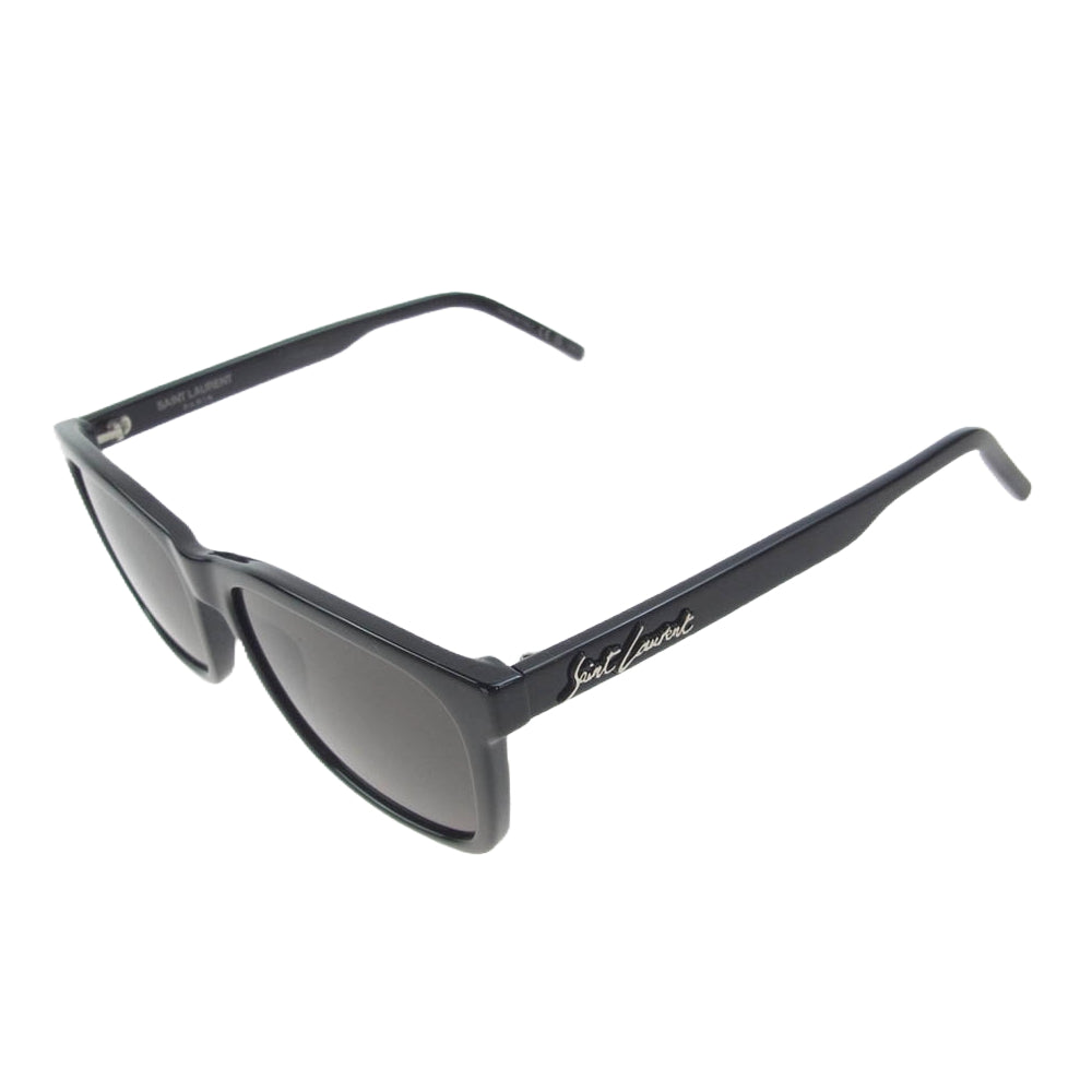 SAINT LAURENT サンローラン SL318 スクエア サングラス アイウェア ブラック系【中古】