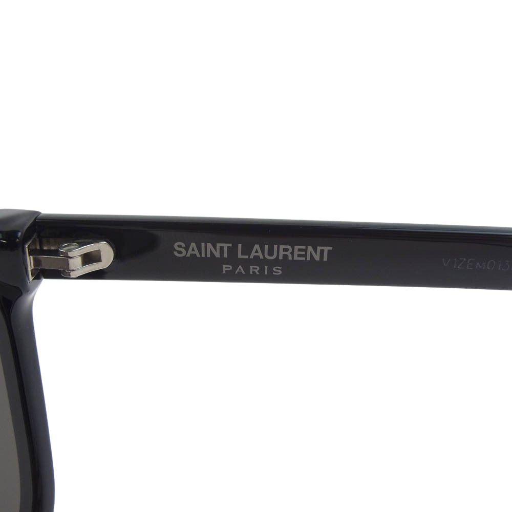 SAINT LAURENT サンローラン SL318 スクエア サングラス アイウェア ブラック系【中古】
