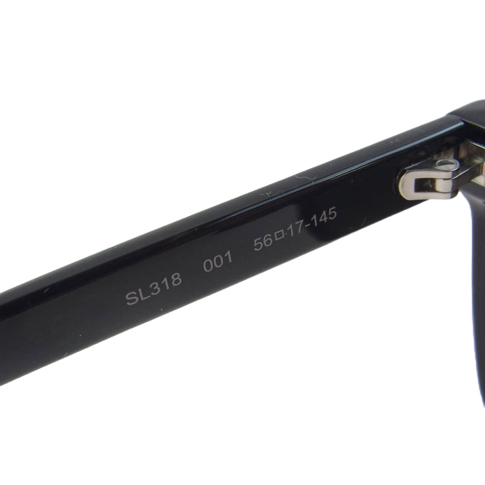 SAINT LAURENT サンローラン SL318 スクエア サングラス アイウェア ブラック系【中古】