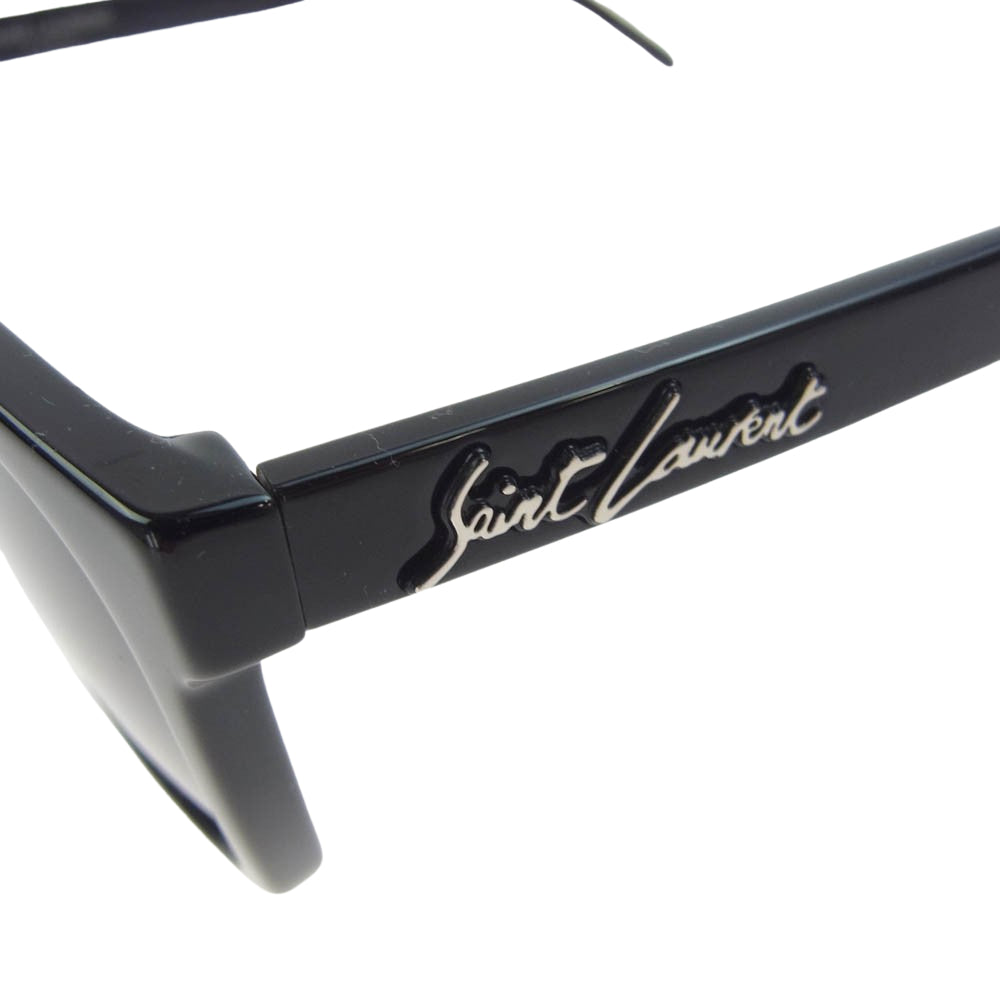 SAINT LAURENT サンローラン SL318 スクエア サングラス アイウェア ブラック系【中古】
