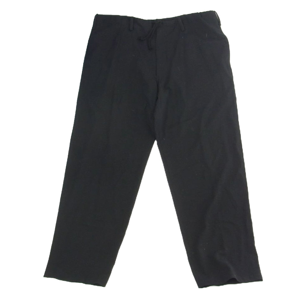 Yohji Yamamoto POUR HOMME ヨウジヤマモトプールオム 01SS HX-P069-101 ワイド テーパード イージー パンツ ブラック系 M【中古】