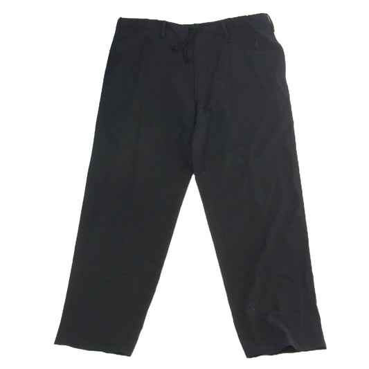 Yohji Yamamoto POUR HOMME ヨウジヤマモトプールオム 01SS HX-P069-101 ワイド テーパード イージー パンツ ブラック系 M【中古】