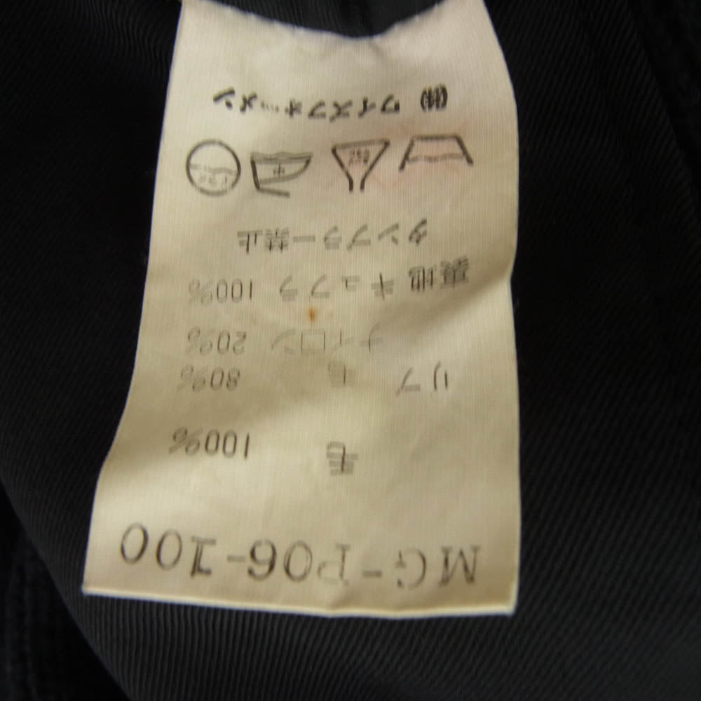 Y's Yohji Yamamoto ワイズ ヨウジヤマモト 96AW MG-P06-100 90's アーカイブ ウール サイドライン スラックス パンツ ブラック系 M【中古】