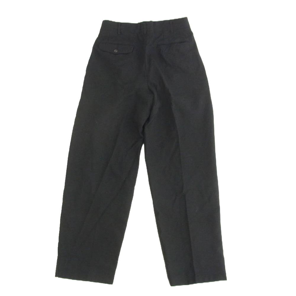 COMME des GARCONS HOMME コムデギャルソンオム HS-08010S 90's アーカイブ 田中オム ウール セットアップ 2B テーラードジャケット ワイド テーパード パンツ ブラック系 S【中古】
