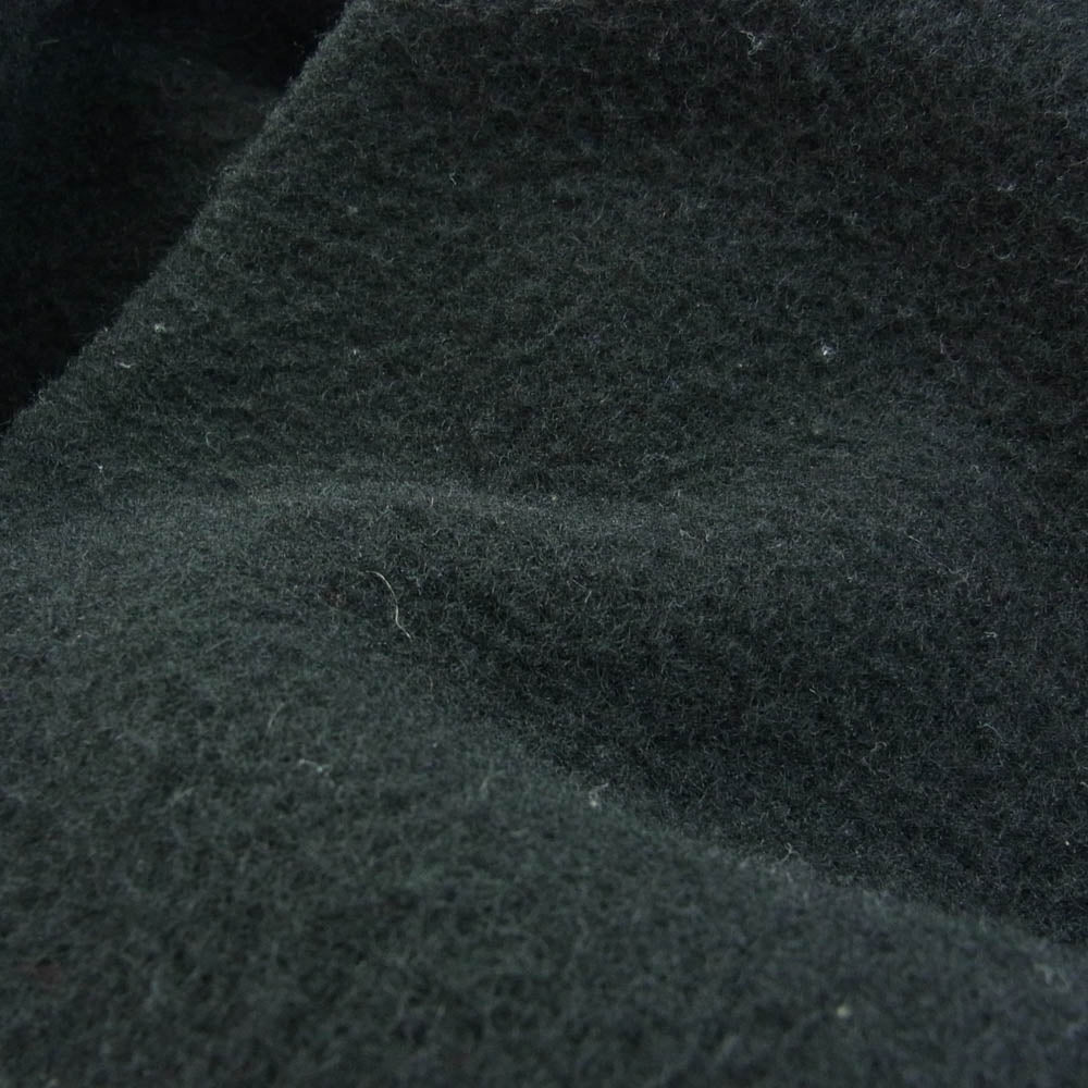 COMME des GARCONS コムデギャルソン AD1997 GC-040220 90's アーカイブ ベロア切替 ウール ロング コート ブラック系【中古】