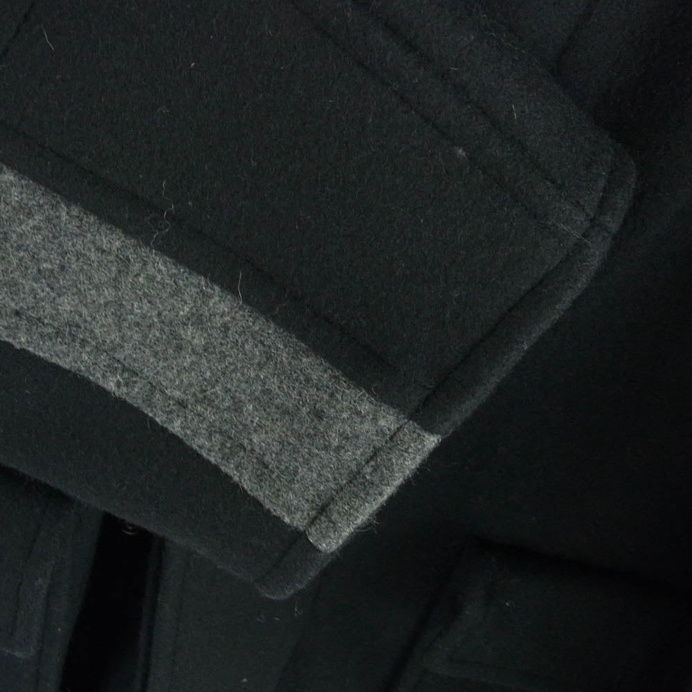 COMME des GARCONS HOMME コムデギャルソンオム AD1995 HC-08004M 90's アーカイブ 田中オム オーバーサイズ フーデッド ウール コート ブラック系 M【中古】