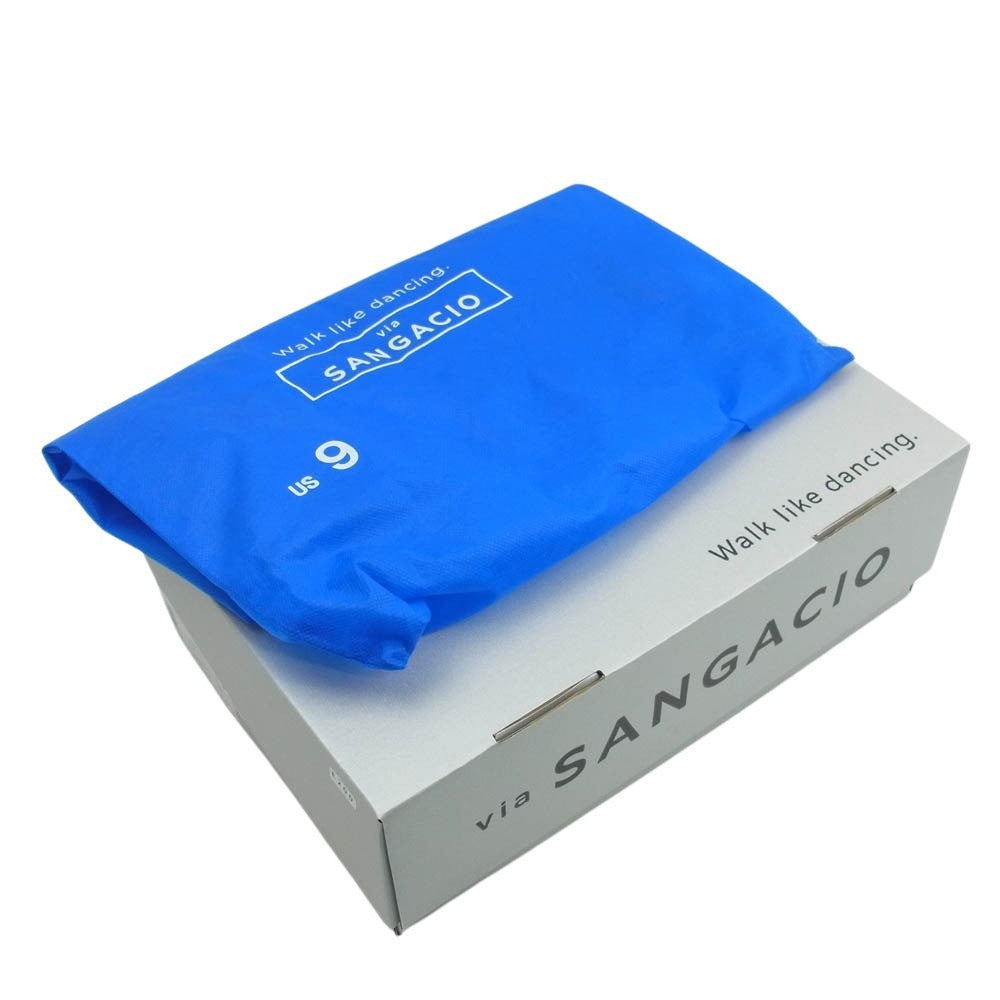 サンガッチョ BLOW にゅ～ず スニーカー ライトブルー系 イエロー系 27cm【中古】