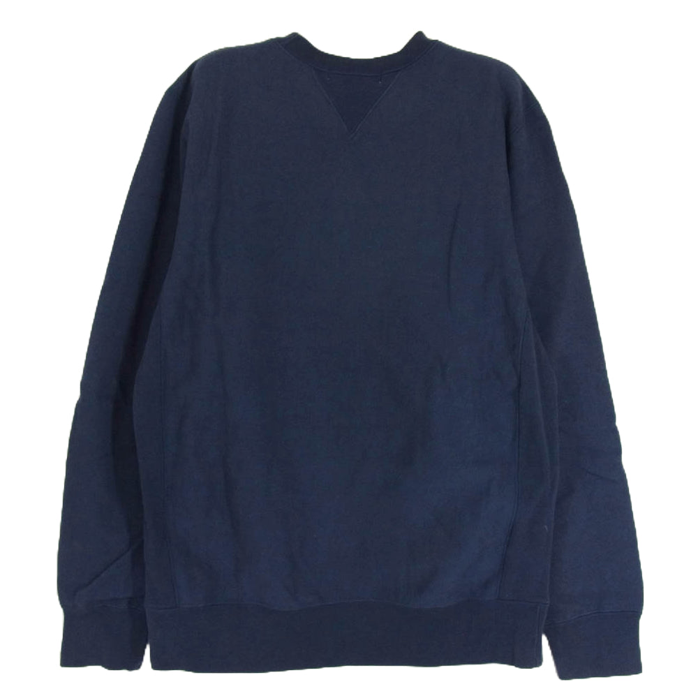 A BATHING APE アベイシングエイプ 001SW9801001 BAPE エイプ ベイプ ロゴ プリント スウェット ネイビー系 M【中古】