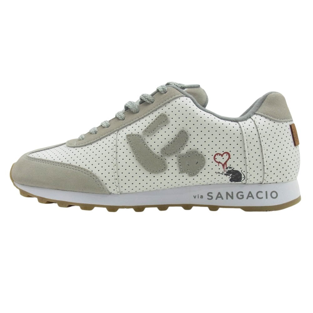 サンガッチョ × brandalised バンクシー にゅ～ず スニーカー マルチカラー系 27cm【新古品】【未使用】【中古】