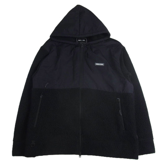 WIND AND SEA ウィンダンシー SEAWDS-O-ATT-24-Q2-PLTB-01 ボア フリース ジャケット ブラック系 XL【中古】