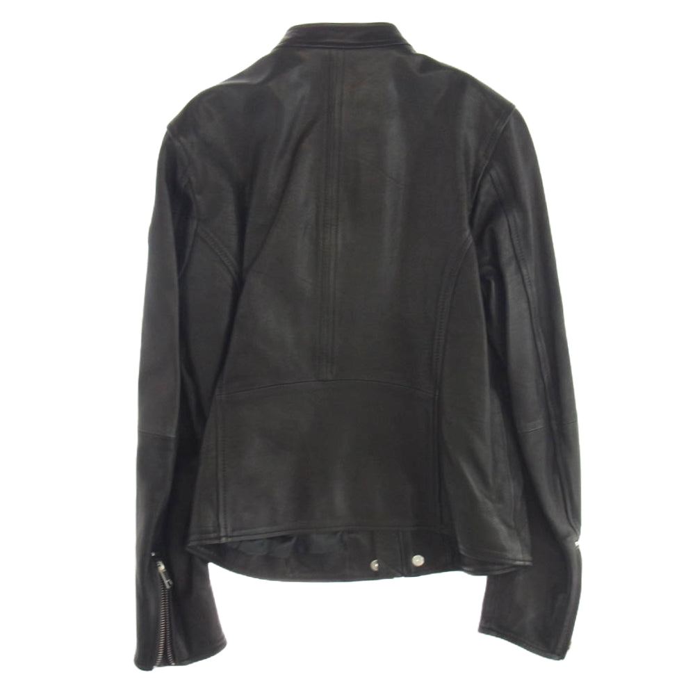 DIESEL ディーゼル OOSIYK OIAIV SUPERIOR スペリオール カウハイド シングル ライダース ジャケット ブラック系 L【美品】【中古】
