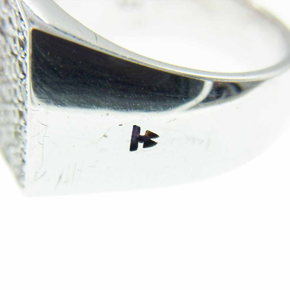 TOM WOOD トムウッド Mini Cushion White Topaz ホワイト トパーズ リング シルバー系 17号【中古】