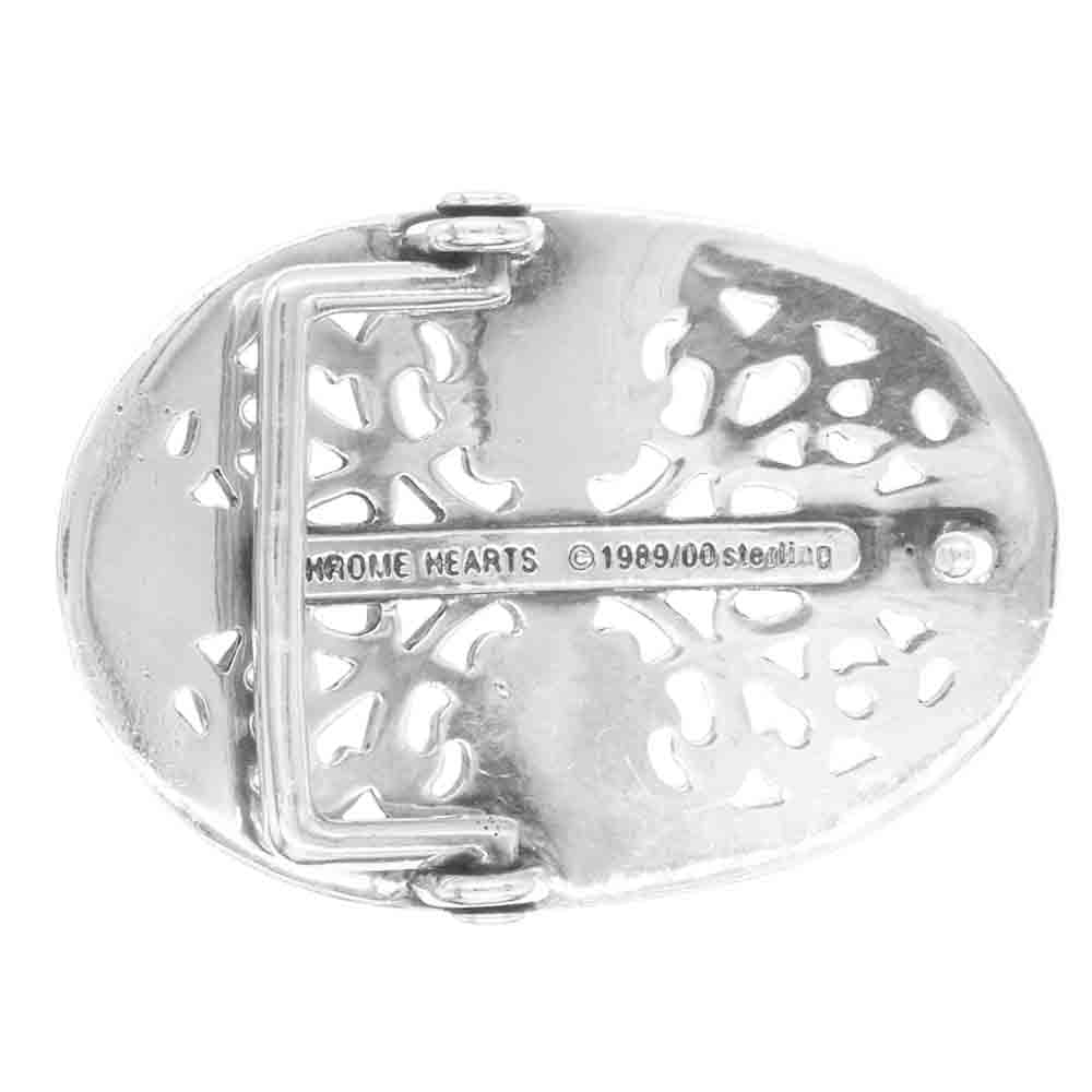 CHROME HEARTS クロムハーツ（原本無） BUCKL OVAL CROSS1.5 クラシックオーバルクロス バックル シルバー系【中古】