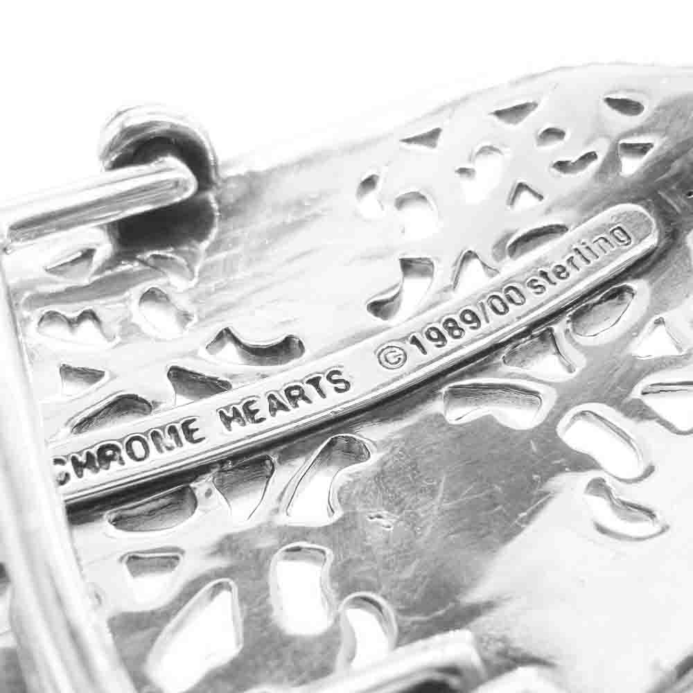 CHROME HEARTS クロムハーツ（原本無） BUCKL OVAL CROSS1.5 クラシックオーバルクロス バックル シルバー系【中古】